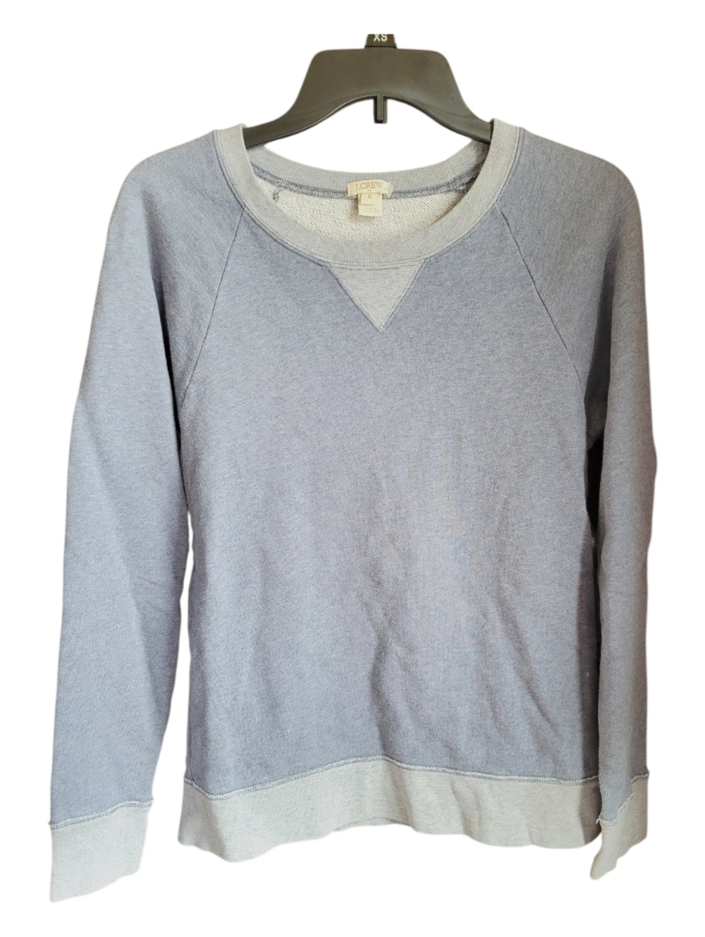 J. Crew Blue/Grey Crewneck Sweatshirt - Size S